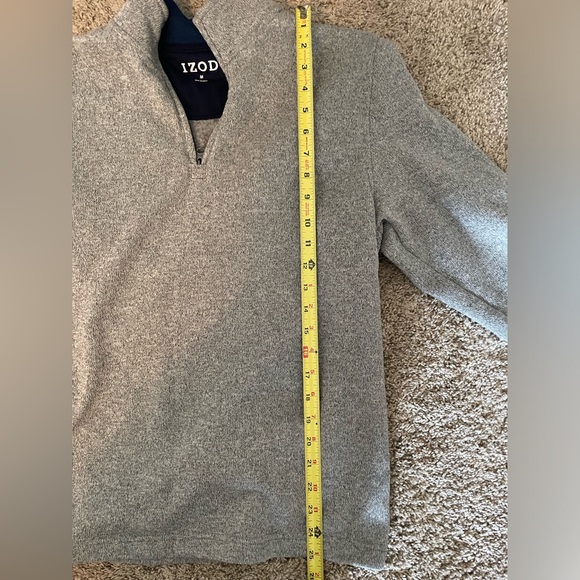 Men's IZOD Fleece Quarter-Zip Sweater - Picture 3 of 3